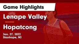 Lenape Valley  vs Hopatcong  Game Highlights - Jan. 27, 2022