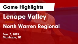 Lenape Valley  vs North Warren Regional  Game Highlights - Jan. 7, 2023