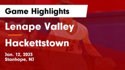 Lenape Valley  vs Hackettstown  Game Highlights - Jan. 12, 2023