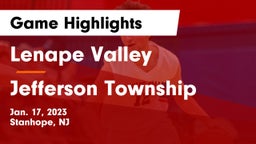 Lenape Valley  vs Jefferson Township  Game Highlights - Jan. 17, 2023