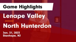 Lenape Valley  vs North Hunterdon  Game Highlights - Jan. 31, 2023