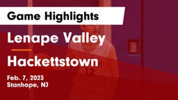 Lenape Valley  vs Hackettstown  Game Highlights - Feb. 7, 2023