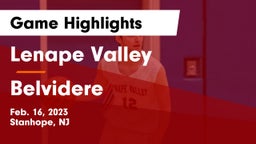Lenape Valley  vs Belvidere  Game Highlights - Feb. 16, 2023