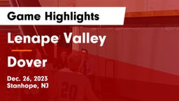 Lenape Valley  vs Dover  Game Highlights - Dec. 26, 2023