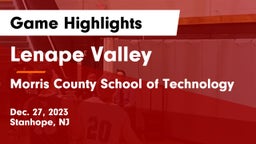Lenape Valley  vs Morris County School of Technology Game Highlights - Dec. 27, 2023