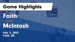 Faith  vs McIntosh Game Highlights - Feb. 2, 2023