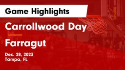 Carrollwood Day  vs Farragut  Game Highlights - Dec. 28, 2023