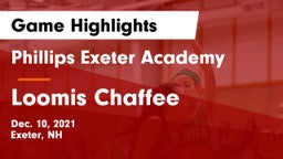 Phillips Exeter Academy  vs Loomis Chaffee Game Highlights - Dec. 10, 2021