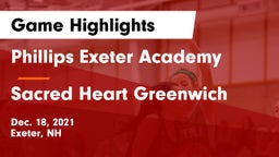 Phillips Exeter Academy  vs Sacred Heart Greenwich Game Highlights - Dec. 18, 2021