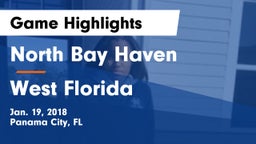 North Bay Haven  vs West Florida Game Highlights - Jan. 19, 2018