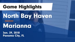 North Bay Haven  vs Marianna Game Highlights - Jan. 29, 2018