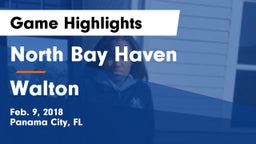 North Bay Haven  vs Walton Game Highlights - Feb. 9, 2018