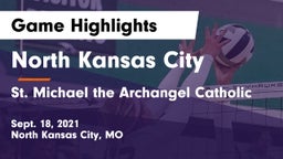 North Kansas City  vs St. Michael the Archangel Catholic  Game Highlights - Sept. 18, 2021