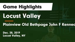 Locust Valley  vs Plainview Old Bethpage John F Kennedy  Game Highlights - Dec. 28, 2019