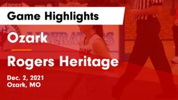 Ozark  vs Rogers Heritage  Game Highlights - Dec. 2, 2021