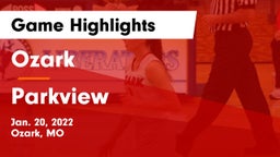 Ozark  vs Parkview  Game Highlights - Jan. 20, 2022