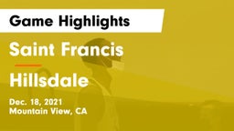 Saint Francis  vs Hillsdale  Game Highlights - Dec. 18, 2021