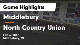 Middlebury  vs North Country Union  Game Highlights - Feb 3, 2017