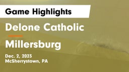 Delone Catholic  vs Millersburg Game Highlights - Dec. 2, 2023