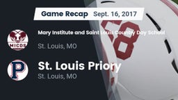 Recap: Mary Institute and Saint Louis Country Day School vs. St. Louis Priory  2017