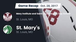 Recap: Mary Institute and Saint Louis Country Day School vs. St. Mary's  2017