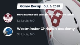 Recap: Mary Institute and Saint Louis Country Day School vs. Westminster Christian Academy 2018