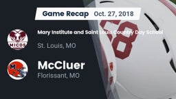 Recap: Mary Institute and Saint Louis Country Day School vs. McCluer  2018