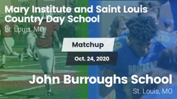 Matchup: MICDS vs. John Burroughs School 2020