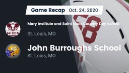 Recap: Mary Institute and Saint Louis Country Day School vs. John Burroughs School 2020