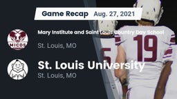 Recap: Mary Institute and Saint Louis Country Day School vs. St. Louis University  2021