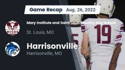 Recap: Mary Institute and Saint Louis Country Day School vs. Harrisonville  2022