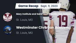 Recap: Mary Institute and Saint Louis Country Day School vs. Westminster Christian Academy 2023