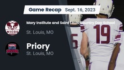 Recap: Mary Institute and Saint Louis Country Day School vs. Priory  2023