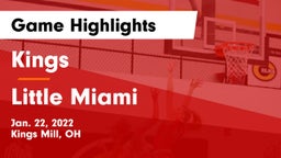 Kings  vs Little Miami  Game Highlights - Jan. 22, 2022