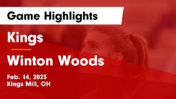 Kings  vs Winton Woods  Game Highlights - Feb. 14, 2023