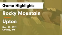 Rocky Mountain  vs Upton Game Highlights - Dec. 20, 2019