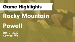 Rocky Mountain  vs Powell  Game Highlights - Jan. 7, 2020