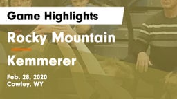 Rocky Mountain  vs Kemmerer  Game Highlights - Feb. 28, 2020