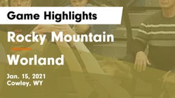 Rocky Mountain  vs Worland  Game Highlights - Jan. 15, 2021