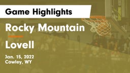 Rocky Mountain  vs Lovell  Game Highlights - Jan. 15, 2022