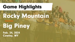 Rocky Mountain  vs Big Piney  Game Highlights - Feb. 24, 2024