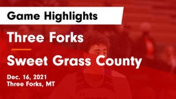 Three Forks  vs Sweet Grass County  Game Highlights - Dec. 16, 2021