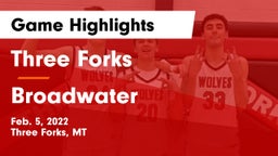 Three Forks  vs Broadwater  Game Highlights - Feb. 5, 2022