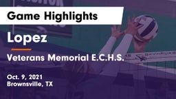 Lopez  vs Veterans Memorial E.C.H.S. Game Highlights - Oct. 9, 2021