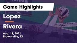 Lopez  vs Rivera  Game Highlights - Aug. 12, 2022