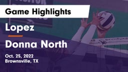 Lopez  vs Donna North Game Highlights - Oct. 25, 2022
