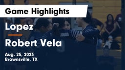 Lopez  vs Robert Vela  Game Highlights - Aug. 25, 2023