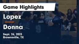 Lopez  vs Donna  Game Highlights - Sept. 26, 2023