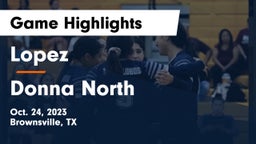 Lopez  vs Donna North  Game Highlights - Oct. 24, 2023