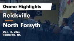 Reidsville  vs North Forsyth  Game Highlights - Dec. 15, 2023